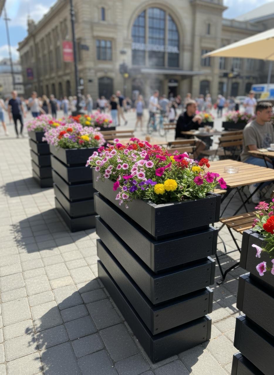 EverDeck urban planters