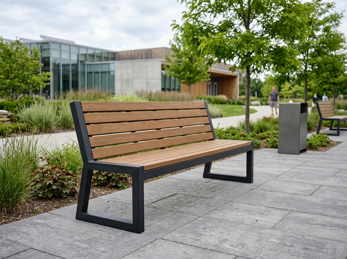 Urban bench Render